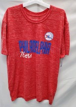NBA Philadelphia 76ers Women's Large Short Sleeve T-Shirt, Red image 2