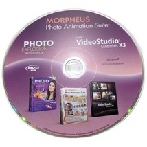 Morpheus Photo Animation Suite Video Studio Essentials X3 Software Disk ... - £31.33 GBP