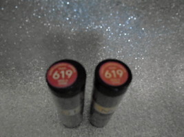 Lot of Two New Revlon Super Lustrous Lipsticks #619 Rose and Shine - £12.78 GBP