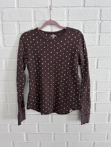 Carhartt Thermal Womens Large 12/14 Brown All Over Print Fast Shipping - £14.84 GBP