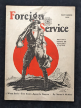 November 1928 Foreign Service Magazine Wwi Soldier ~ Clyde Forsythe Cover - £29.76 GBP