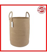 Durable Tall Cotton Rope Storage Basket - Perfect for Baby Rooms &amp; More - $991.01 MXN