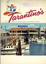 Tarantino&#39;s Menu San Francisco California Famous Fisherman&#39;s Wharf 1960&#39;s - £27.77 GBP