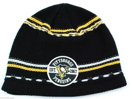 Pittsburgh Penguins CCM Vintage Hockey NHL Knit Beanie/Hat/Toque - £14.18 GBP