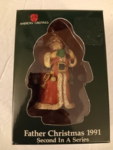 American Greetings 1991 Father Christmas (2nd In Series) Ornament CX-1039 MIB - £19.95 GBP