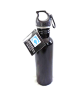 Stainless Steel Sports Bottle  750ml   25oz  Black With Screw Lid  &amp; Car... - $148.47 MXN