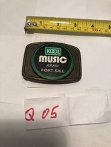 Vintage Belt Buckle Kool Music Fort Sill Cigarette Army Military - £11.63 GBP
