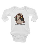 Catness Everdeen Hunger Games Cat Onesie, Long or Short Sleeves White - $21.99