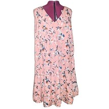 Junarose Flora Swing Dress Multicolor Women Size 20 Sleeveless Floral Print - £25.10 GBP