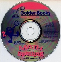 Math &amp; Spelling with Monker (Ages 6-8) (CD, 1994) for Win/Mac - NEW CD in SLEEVE - £3.23 GBP