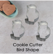 Bird Shape Tin Plated Steel Cookie Cutter 1pc - $6.93