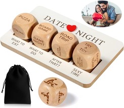 Date Night Dice Couples Gift Ideas Valentine&#39;s Day Gifts for Him Funny Dice Game - £23.87 GBP