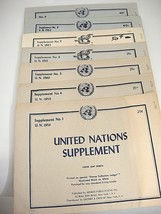 Minkus United Nations Supplements UN 1958 1959 1960 1961 1962 1963 1964 NOS - £10.36 GBP