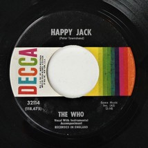 The Who ~ Happy Jack / Whiskey Man ~ 7&quot; 1967 45rpm ~ Vg ~ Townshend / Daltrey - £7.11 GBP