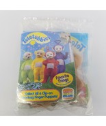 TELETUBBIES Bunny Rabbit Clip-on Bean Bag Finger Puppet Burger King 1999... - £6.24 GBP