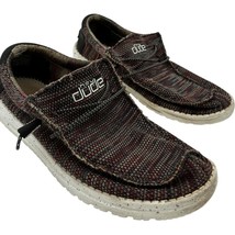 Hey Dude Men&#39;s Wally Sox Gargoyle Red size 9, no inserts - $250.68 MXN