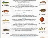 Seagrille Restaurant Menu Boca Raton Florida Color Pictures of Fish Chef... - $21.78