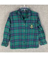 Lauren Ralph Lauren Pajama Top Women&#39;s Medium Button Up Cotton Blend M - €12,84 EUR