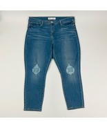 Levis Signature Mid Rise Skinny Crop Womens Jeans Size 20 Stretch Medium... - €20,81 EUR