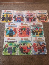 10 Lego Dc Super Hero DK Books Mini figure stories - $546.04 MXN
