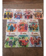 10 Lego Dc Super Hero DK Books Mini figure stories - $29.09