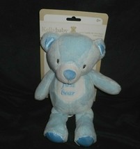 New Kelly Baby Blue My First 1ST Teddy Bear Stuffed Animal Plush Toy Rattle Soft - £29.61 GBP