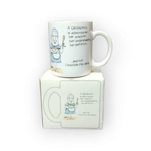 Grandma Coffee Mug Hallmark Shoebox Funny &quot;Grandma is Admired For&quot; Vinta... - $3.17
