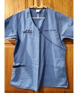 Adar Uniform Size Med. Medical Scrub Top Light Blue Monogrammed  - €4,18 EUR
