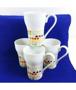 Toscany Collection Ice Cream Coffee Float Mugs 4 pc set - £24.66 GBP