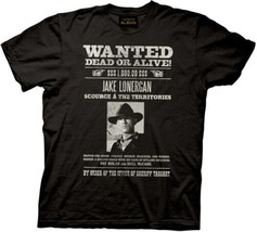Cowboys &amp; Aliens Movie Lonergan Wanted Poster T-Shirt NEW UNWORN - £12.25 GBP+