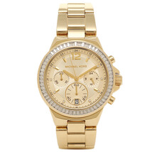 Michael Kors Swarovski Glitz Gold Tone Women&#39;s Watch MK6212 - $160.00