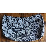 Thirty-One ~ Fitted ~ Elite ~ Skirt Purse Cover ~ 100% Cotton ~ Black Fl... - $20.46 CAD