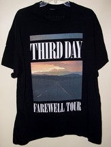 Third Day Concert Tour T Shirt Vintage 2018 Farewell Tour Dates Cities O... - £31.59 GBP