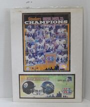 Pittsburgh Steelers Super Bowl 40 XL Champs Matted Photo w/ USPS Cancel ... - $24.70