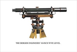 The Berger Engineers&#39; 18 Inch Wye Level 20 x 30 Poster - £20.76 GBP