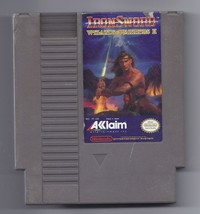 Vintage Nintendo Iron Sword Wizards &amp; Warriors 2 Video Game NES Cartridge VHTF - £19.30 GBP