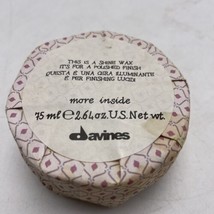 Davines This is a Shine Wax 2.64 oz More Inside Parma Italy Polished Finish - $41.15