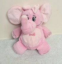 Holi Pink Elephant Stuffed Plush Soft Toy 8&quot; - £10.61 GBP