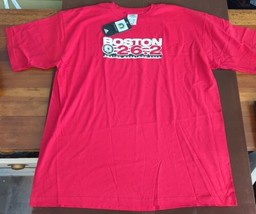 Boston Marathon Shirt Adidas Short Sleeve 2004 Men XL Red 109th Race NWT - $24.18