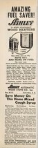 1954 Print Ad Wood Heaters Ashley Automatic Wood Stove Columbia,South Ca... - $14.86