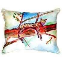 Betsy Drake Leopard Large Indoor Outdoor Pillow 16x20 - £37.19 GBP