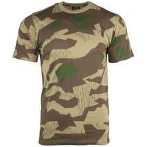 German Splinter WW2 Camo Military Shirt Cotton T-Shirt Sizes S to 3XL Ar... - $22.96