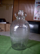 Vintage Hazel Atlas 1 Gallon Glass Jug/Bottle Double Handle Loops K427 or K487 - £12.05 GBP