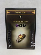 *Punched* Path Of Exile Exilecon Topaz Ring Enthralling Goad Rare Trading Card - £38.99 GBP