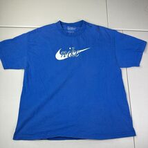 Nike Shirt Adult X-Large Blue Swoosh Graphic Casual XL tee Men&#39;s - €8,97 EUR