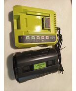 1~4x 6.0/8.0AH Battery/Charger For Ryobi 40V Lithium-Ion OP4026 OP40601 ... - $1,182.37 MXN