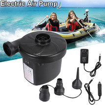 12V Electric Air Pump For Inflatable Air Mattress Bed Boat Couch Pool+3 ... - £25.57 GBP