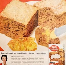 1958 Betty Crocker Gingerbread Mix General Mills Advertisement Baking HM2T - $24.99