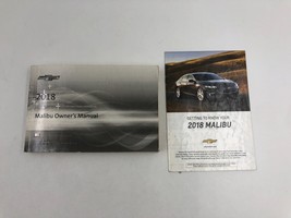 2018 Chevrolet Malibu Owners Manual Handbook Set OEM F03B08066 - £35.13 GBP