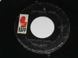 Freddie Hart Hank Williams&#39; Guitar I Created A Monster 45 Rpm Record Kapp Label - £12.57 GBP